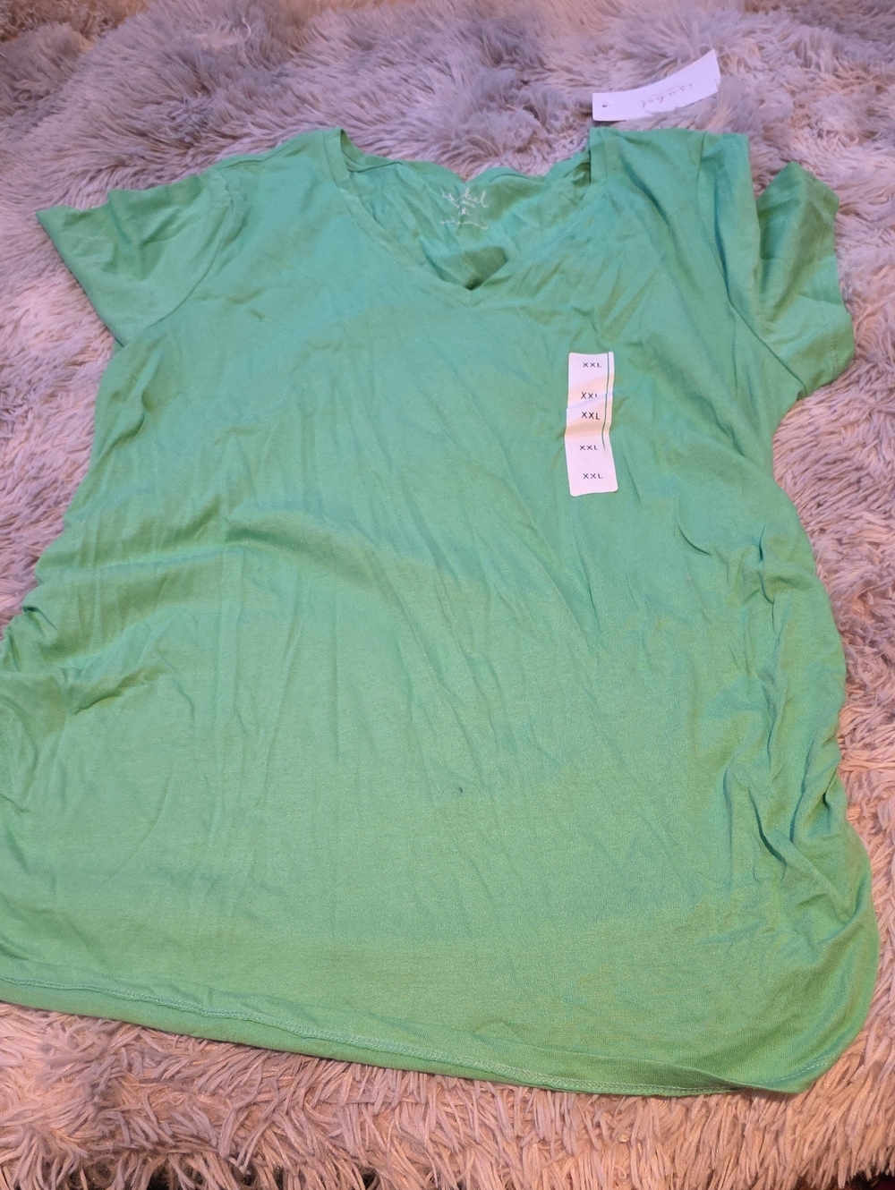 Ingrid & Isabel Mint Green Short Sleeve V-Neck Tee